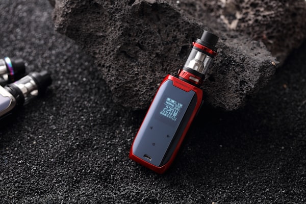 Vape devices and mod hardware on display